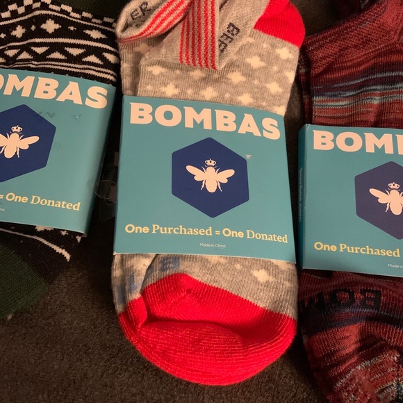 Bombas ladies ankle socks lot of 3 size large - Picture 4 of 5